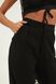 Wide Leg Pants, Black, S