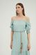 Long dress with a thin belt, Mint, S