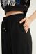 Wide leg trousers, Black, S