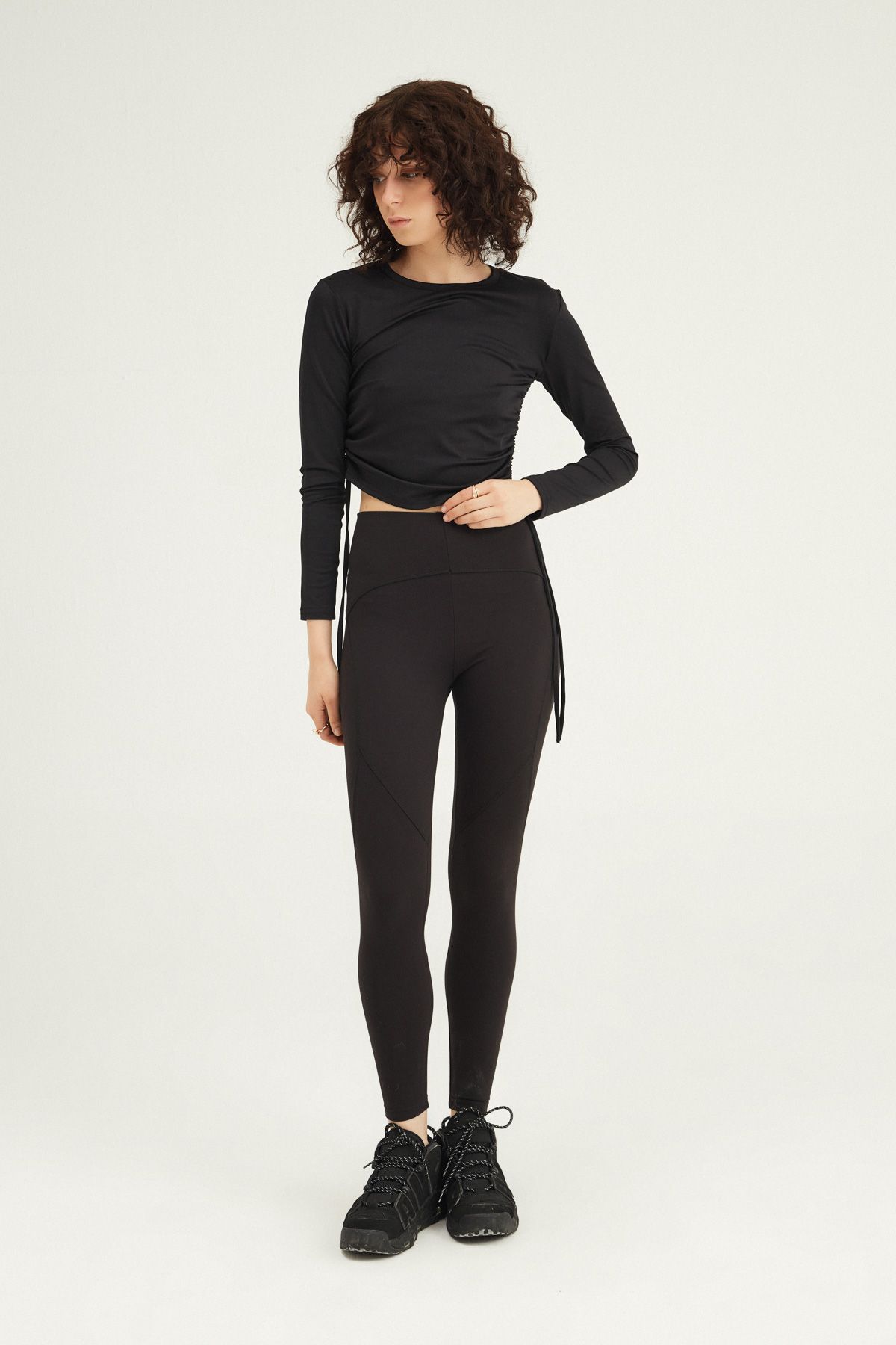 Sports leggings, Black, S