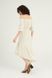 Asymmetric Dress Natur, Beige, S