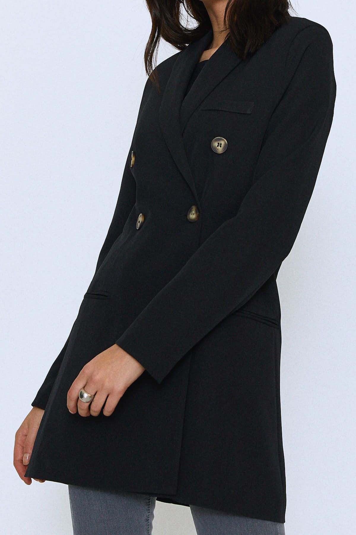 Long jacket, Black, 36