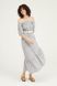 Asymmetric Dress Indigo, Grey, S