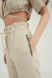 Linen Pants Natural, Beige, S