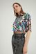 Cropped printed shirt, Multicolor, S