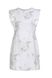 Dress with ruffles and print, White, S