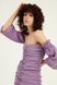 Dress with open shoulders, Lilac, S