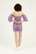 Dress with open shoulders, Lilac, S