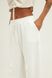 Trousers with details, White, S