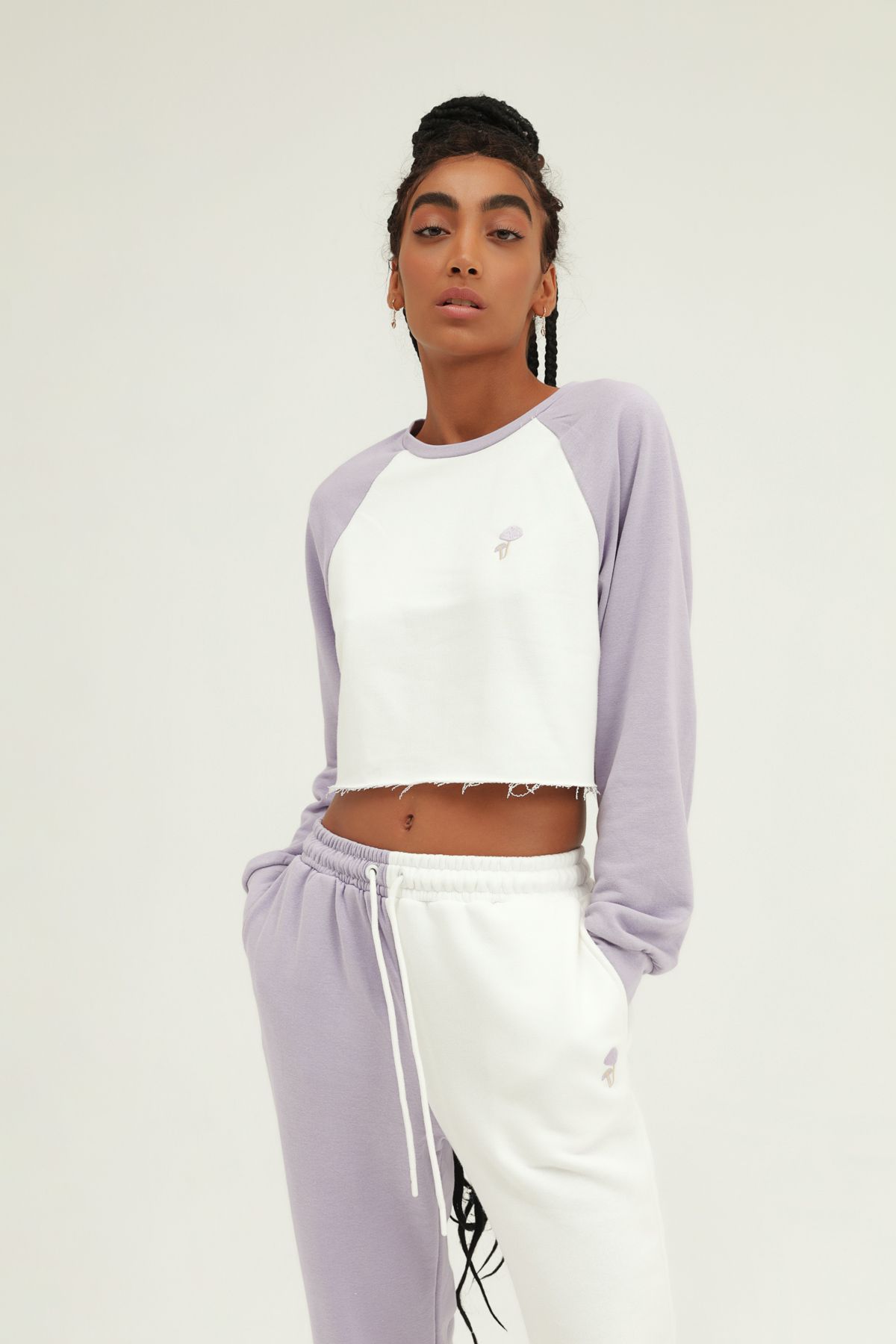 Sweatshirt Lila, Lilac, S