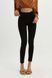 Lace-up leggings, Black, S