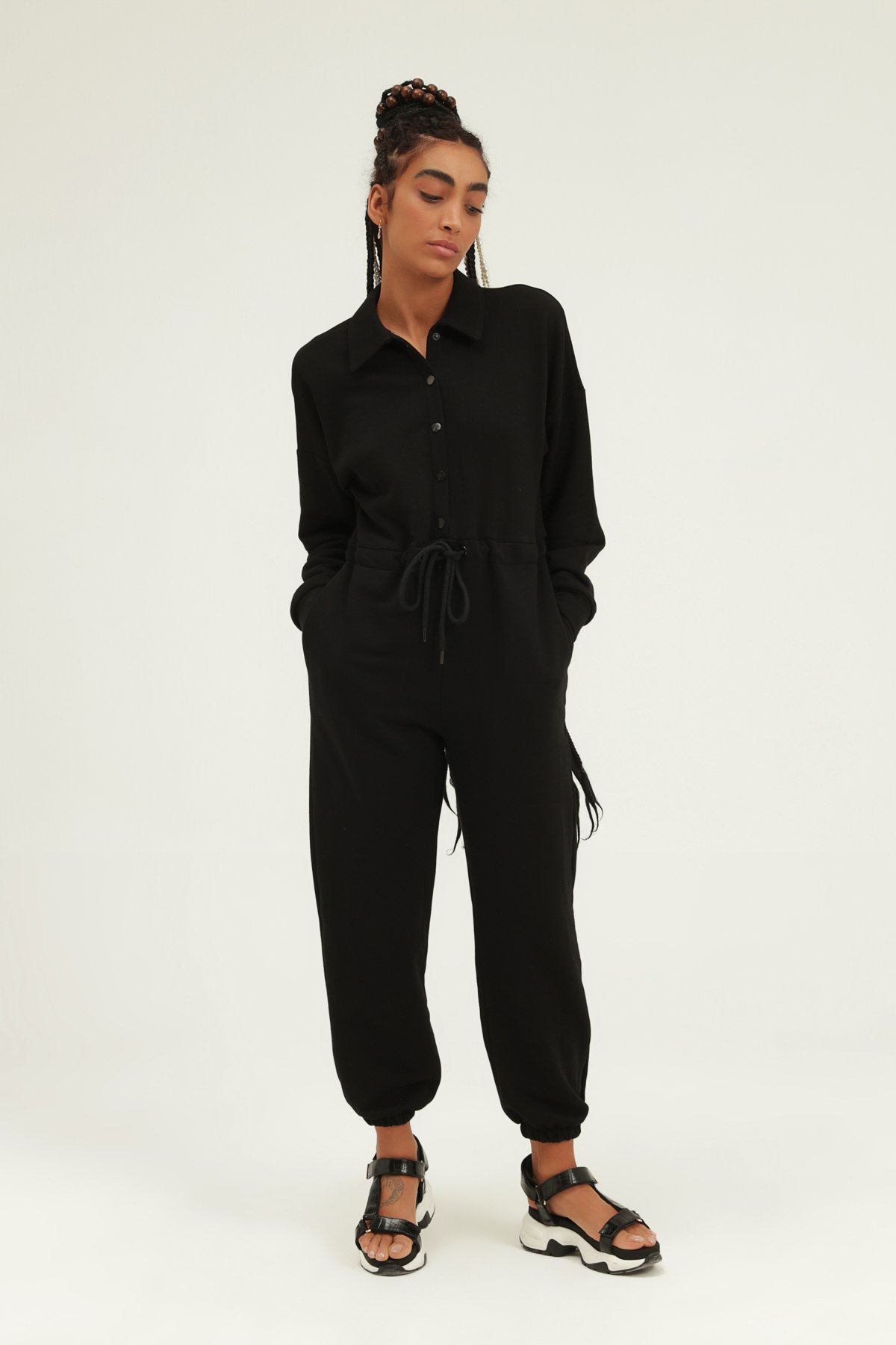 Jumpsuit, Black, S