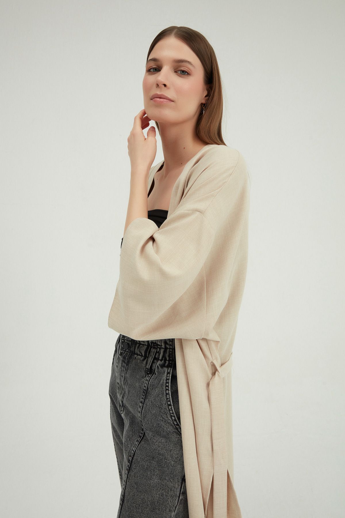 Kimono, Beige, 36