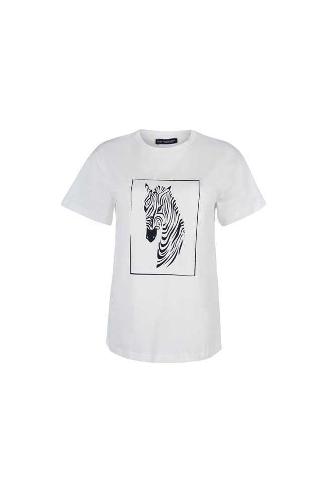 T-shirt Zebra, White, M