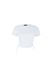 T-shirt with side ties, White, S