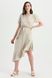 Slant dress, Beige, S