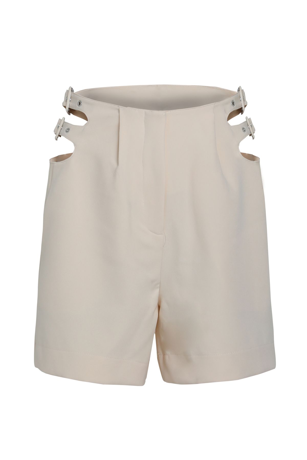 Shorts with straps, Bone, S