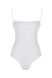 Bodysuit with thin straps, White, S