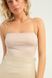 Bodysuit with thin straps, Beige, S