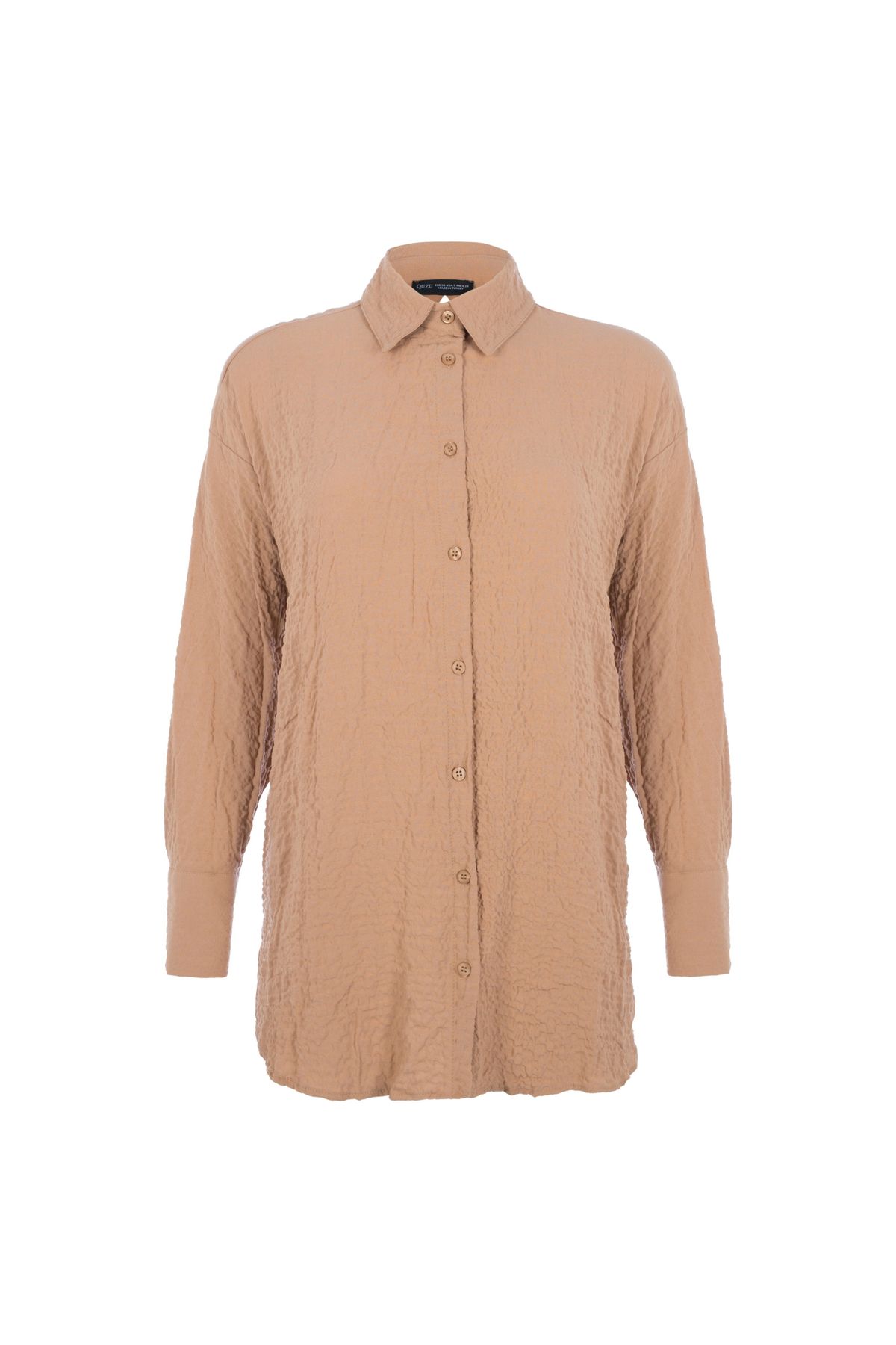 Oversize shirt, Beige, S