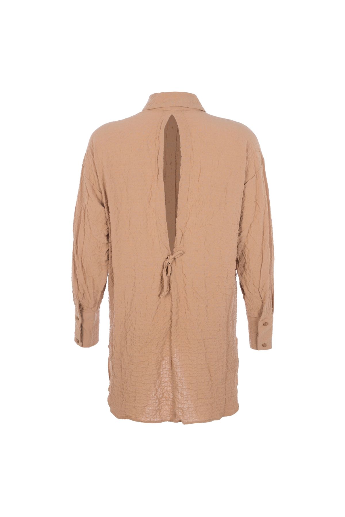 Oversize shirt, Beige, S