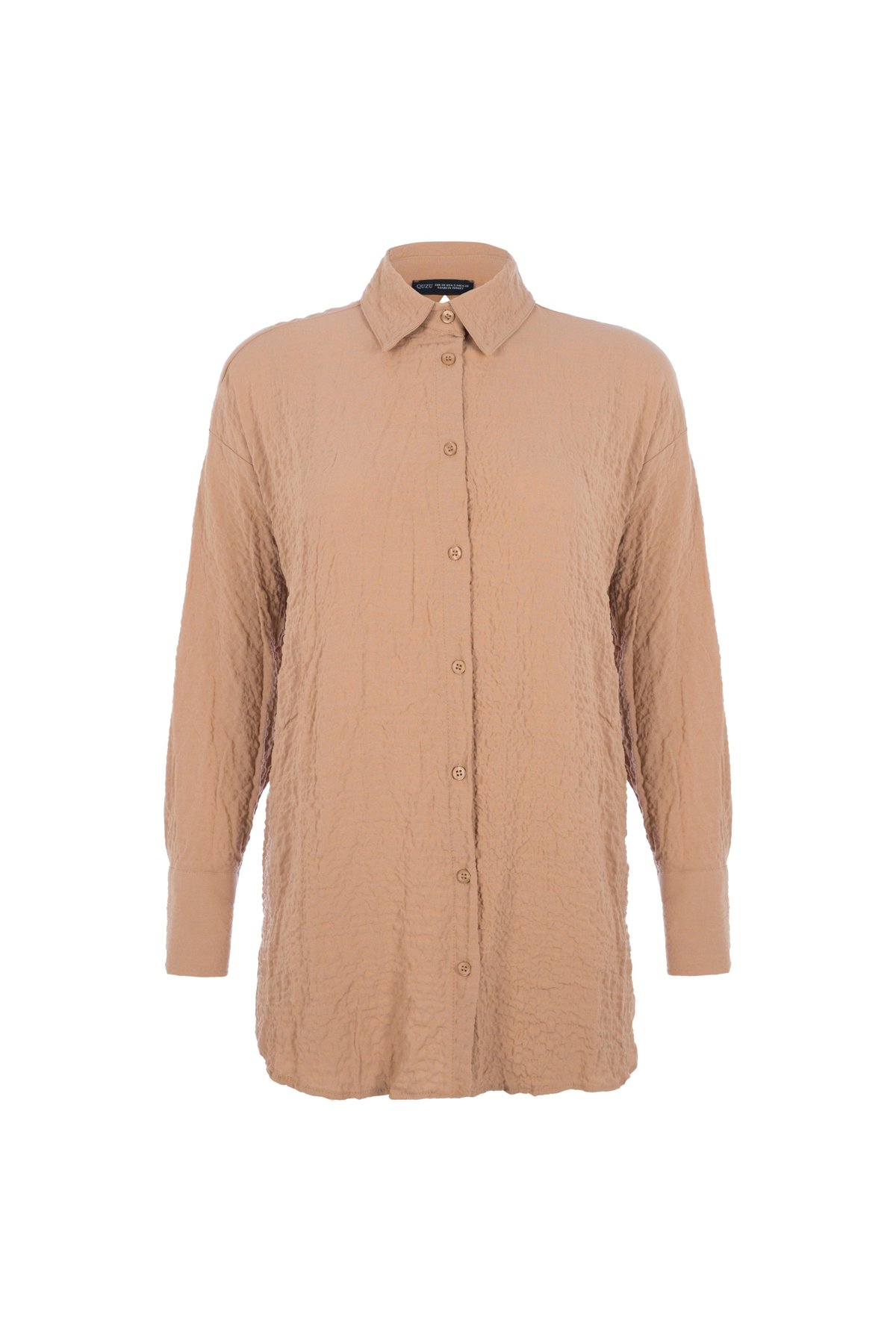 Oversize shirt, Beige, S